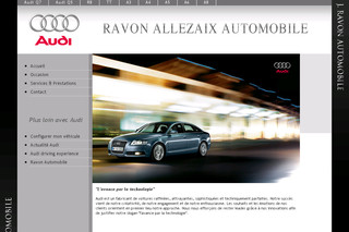 Aperçu visuel du site http://www.audi-ravon.fr/