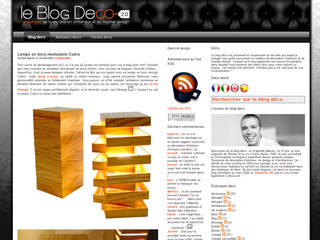 Aperçu visuel du site http://www.leblogdeco.fr