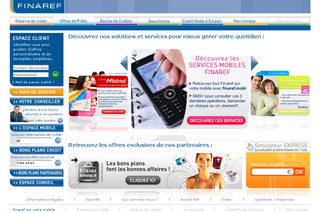Aperçu visuel du site http://www.finaref.fr