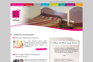 Aperçu visuel du site http://www.lescommercants.fr
