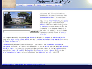 Château de la Mogère à Montpellier, location de salons, salle et parc pour mariage ou séminaire