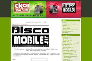 Aperçu visuel du site http://www.discomobile.net