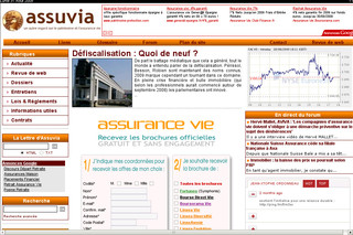 Aperçu visuel du site http://www.assuvia.fr