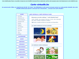 Carte de voeux virtuelle sur carte-virtuelle.be