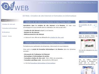 Aperçu visuel du site http://www.oi-web.com
