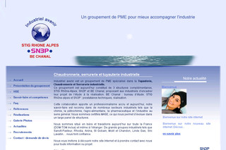 Aperçu visuel du site http://www.industriel-avenir.fr