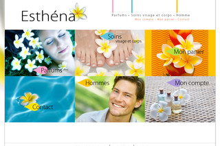 Aperçu visuel du site http://www.esthena.com
