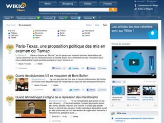 Wikio.fr - Actualités et agrégateur de news Wikio.fr - Actualités et agrégateur de news