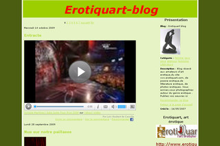 Aperçu visuel du site http://www.erotiquart-blog.com