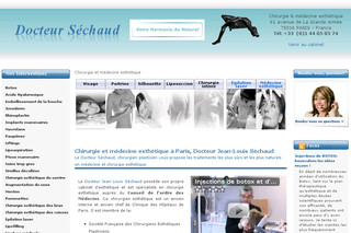Aperçu visuel du site http://www.docteur-sechaud.com Aperçu visuel du site http://www.docteur-sechaud.com