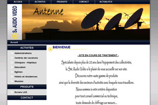 Aperçu visuel du site http://www.audiovideo.fr