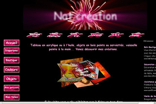 Aperçu visuel du site http://www.natcreation.com