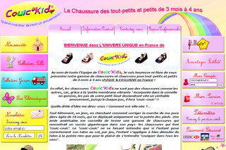 Aperçu visuel du site http://www.couic-kid.com/