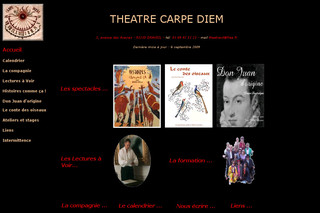 Aperçu visuel du site http://theatrecd.free.fr