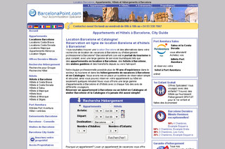 Aperçu visuel du site http://www.barcelonapoint.com/fr/