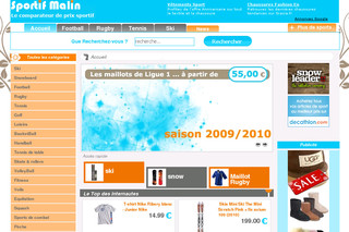 Aperçu visuel du site http://sportif-malin.com