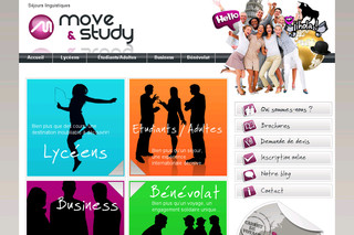 Aperçu visuel du site http://www.move-and-study.fr