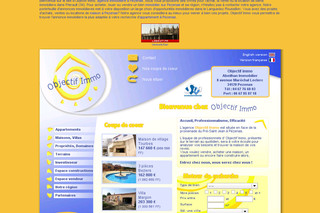 Aperçu visuel du site http://www.pezenas-immobilier.fr