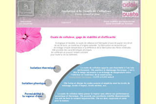 Aperçu visuel du site http://www.isolation-ouate-cellulose-vendee.com