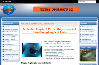 Aperçu visuel du site http://www.planetecorail.com