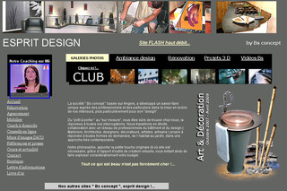 Aperçu visuel du site http://www.bs-concept.net