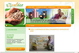 Aperçu visuel du site http://www.calieco.fr