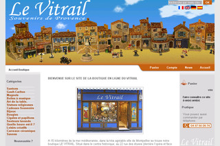 Aperçu visuel du site http://www.santons-de-provence.fr