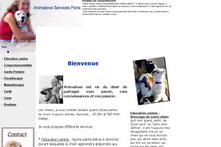 Aperçu visuel du site http://www.education-canine-paris.com