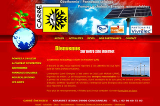 Aperçu visuel du site http://www.carre-energies.com