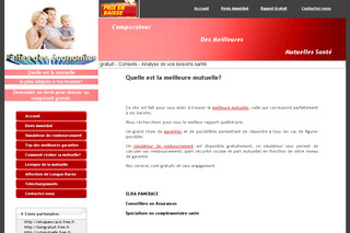 Aperçu visuel du site http://meilleuremutuelle.free.fr