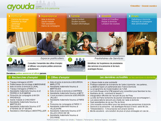 Aperçu visuel du site http://www.ayouda.com
