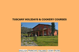 Aperçu visuel du site http://www.cooking-in-amazing-tuscany.com/lang1/