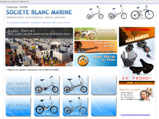Aperçu visuel du site http://www.blancmarine.com