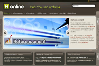 Creation-site-web.ma - Création de site Internet professionnel au Maroc - Honline