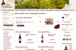 Vins et Cadeaux : Vente de Vin et alcool en ligne - Vinsetcadeaux.fr