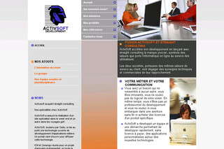 Aperçu visuel du site http://www.activsoft.fr