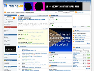 Aperçu visuel du site http://www.tradingsat.com