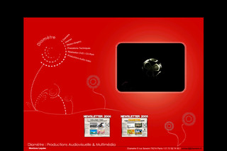 Aperçu visuel du site http://www.diametre.fr