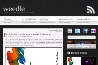 Aperçu visuel du site http://www.weedle.fr