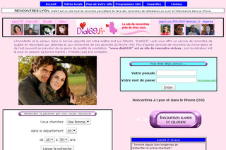 Aperçu visuel du site http://www.dial69.fr