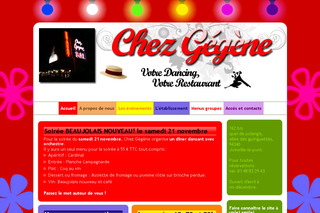 Aperçu visuel du site http://www.chez-gegene.fr