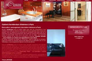 Aperçu visuel du site http://www.thierrymonge.fr