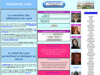 Aperçu visuel du site http://www.rencontre-lyon.fr