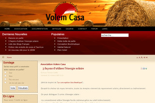 Aperçu visuel du site http://www.volemcasa.com