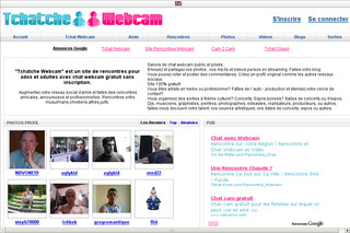 Aperçu visuel du site http://tchatche-webcam.net