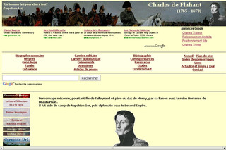 Aperçu visuel du site http://www.charles-de-flahaut.fr