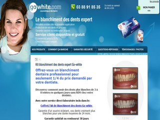 Aperçu visuel du site http://www.le-blanchiment-des-dents.com