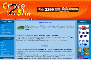 Aperçu visuel du site http://www.envie2cash.fr