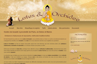 Aperçu visuel du site http://www.lotus-et-orchidee.fr