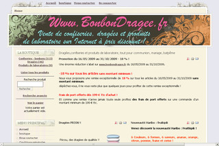 Aperçu visuel du site http://www.bonbondragee.fr
